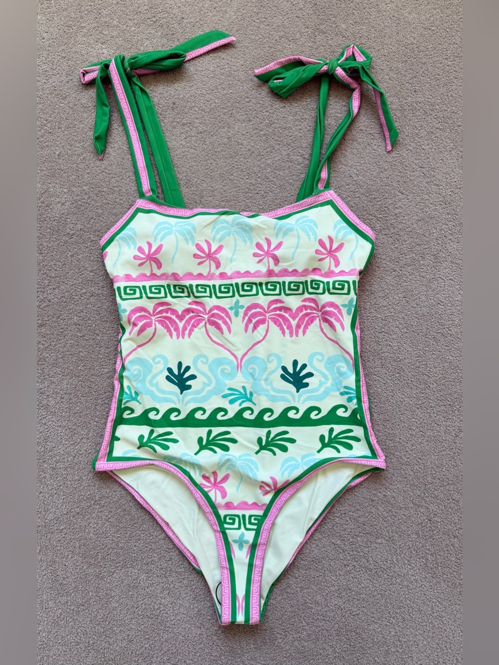 NEW - Beach Riot - Shona One Piece Swimsuit - TROPICAL PALM